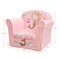 Super Soft Velvet Kids Couch Sofa with Armrests and Ergonomic Backrest